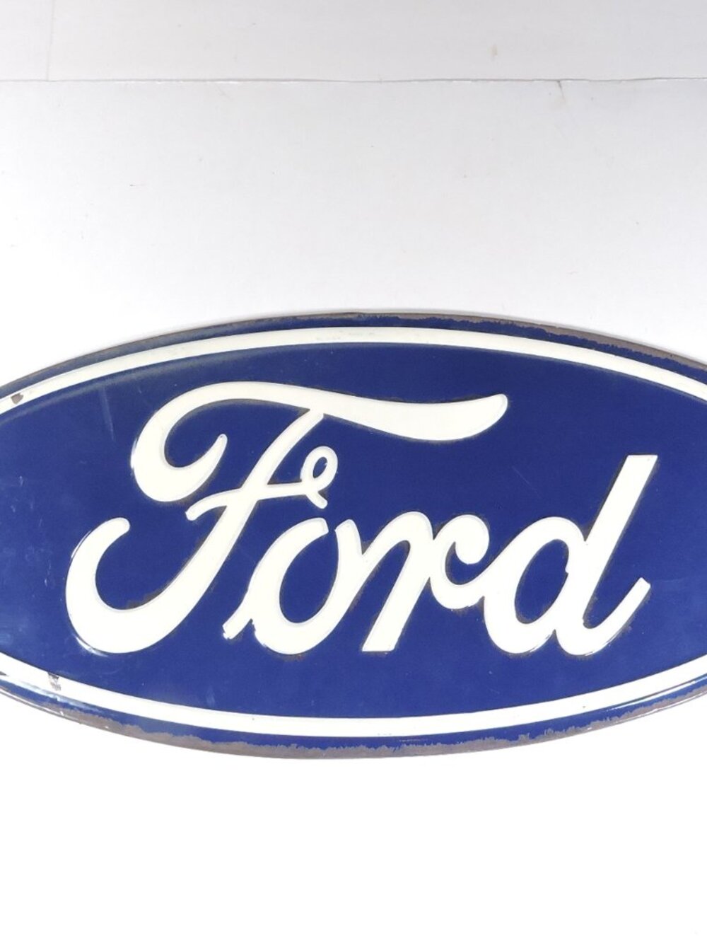 Metal Sign "Ford" Embossed Size 20" x 9" (Reproduction Porcelain Likeness)